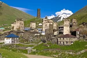 Images Dated 1st June 2010: The fortified village of Ushguli, Svanetia, UNESCO World Heritage Site