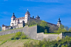 Images Dated 27th April 2008: Fortress Marienberg, Wurzburg, Franconia, Bavaria, Germany, Europe