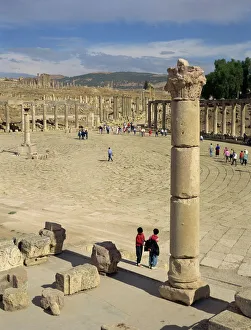 Jordan Prints: Forum, Jerash, Jordan, Middle East