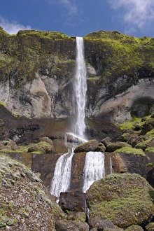 Images Dated 8th July 2009: Foss a Sidu waterfall, east of Kirkjubaejarklaustur, South Iceland (Sudurland)