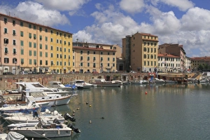 Leg Horn Prints: Fosso Reale, Livorno, Tuscany, Italy, Europe