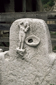 Nude Prints: Detail of fountain