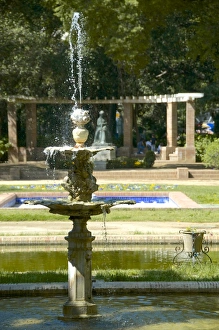 Maria Luisa Park Prints: Fountain, Maria Luisa Park, Seville, Andalusia, Spain, Europe