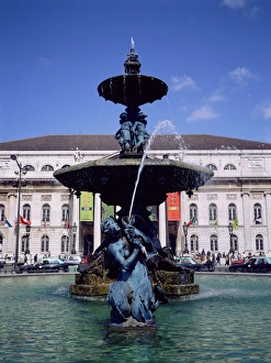 National Theatre Prints: Fountain and National Theatre D