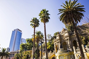 Santiago Prints: Fountain of Neptune (Fontana di Nettuno), Cerro Santa Lucia (Santa Lucia Park), Santiago