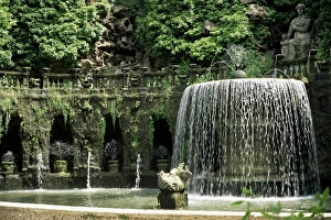 Tivoli Prints: Fountain of the Oval (Ovato)