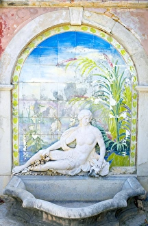 Estoi Palace Prints: Fountain and painting