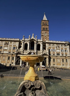 Fountain and Santa Maria Maggiore