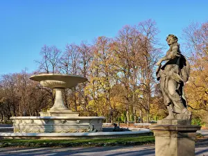 Water Fountain Prints: Fountain in the Saxon Garden, Warsaw, Masovian Voivodeship, Poland, Europe