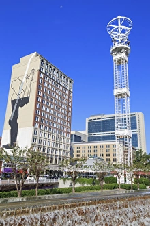 Atlanta Prints: Fountain in Underground Atlanta, Atlanta, Georgia, United States of America, North America