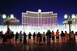 Night Life Collection: Fountains of Bellagio, Bellagio Resort and Casino, Las Vegas, Nevada, United States of America