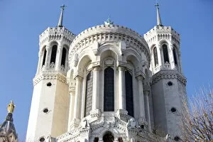 Images Dated 8th December 2008: Fourviere Basilica, Lyon, Rhone, France, Europe