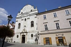 Images Dated 20th July 2010: Franciscan Church, Old Town, Bratislava, Slovakia, Europe