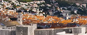 Fort Lovrijenac Prints: Franciscan Monastery, Dominican Monastery and Dubrovnik City Bell Tower