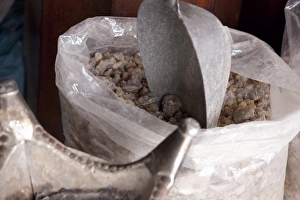 Deira Prints: Frankincense for sale in the Spice Souk, Deira, Dubai, United Arab Emirates, Middle East