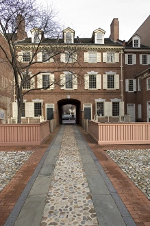 Images Dated 19th January 2006: Franklin Court, Philadelphia, Pennsylvania, United States of America, North America