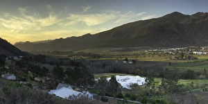 Franschhoek Prints: Franschhoek, Western Cape, South Africa, Africa