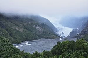Images Dated 3rd May 2010: Franz Josef Glacier, Westland Tai Poutini National Park, UNESCO World Heritage Site