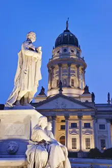 Mitte Prints: Franzosicher Dom (French Cathedral) and Schiller Monument