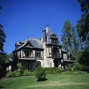 Wineries Prints: Frederick Beringers Rhine House at the Beringer Brothers vineyard
