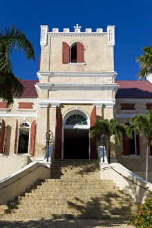 Stair Way Prints: Frederick Lutheran Church, Charlotte Amalie, St. Thomas, U. S. Virgin Islands