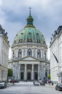 Frederiks Church (The Marble Church) (Marmorkirken), Copenhagen, Denmark, Scandinavia, Europe