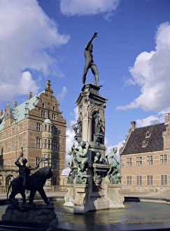 North Zealand Prints: Frederiksborg Slot (castle), Hillerod, North Zealand, Denmark, Scandinavia, Europe