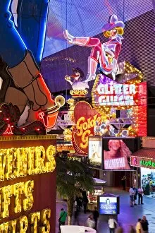 Images Dated 14th April 2011: The Freemont Street Experience in Downtown Las Vegas, Las Vegas, Nevada, United States of America