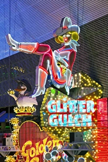 The Freemont Street Experience in Downtown Las Vegas, Las Vegas, Nevada, United States of America, North America