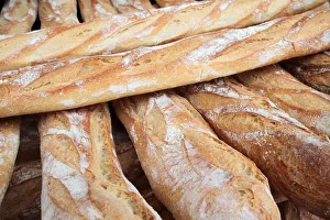 Loaves Prints: French baguettes, Paris, France, Europe