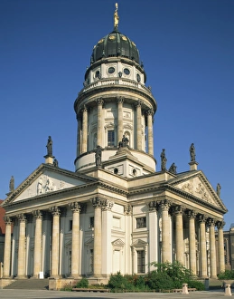 French Cathedral Prints: The French Cathedral on Gendarmenmarkt in Berlin