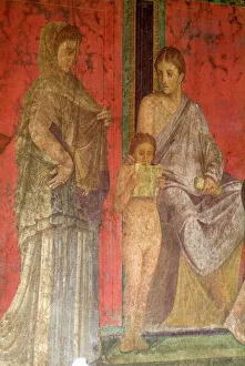 Campania Prints: Fresco at the Villa dei Misteri