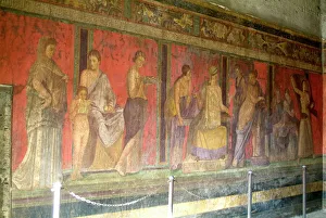 Campania Prints: Fresco at the Villa dei Misteri
