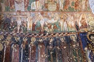 Frescoes in Goreme Open Air Museums rock-cut Byzantine Tokali Kilise (Buckle Church) Frescoes in Goreme Open Air Museums rock-cut Byzantine Tokali Kilise (Buckle Church)