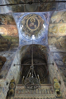 Frescoes inside the Princely Church, Court of Arges, Curtea de Arges, Wallachia