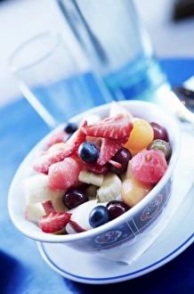 Salad Prints: Fresh fruit salad in a bowl