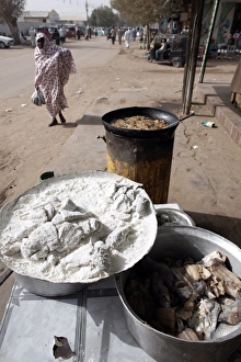 Sudan Prints: Fresh Nile fish is deep fried