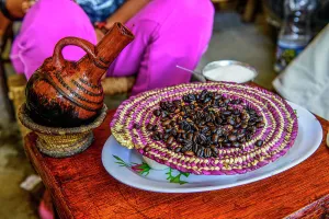 Beverage Prints: Fresh roasted coffee beans, Keren, Eritrea, Africa