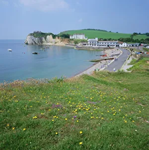 Fresh Water Prints: Freshwater Bay, Isle of Wight, England, United Kingdom, Europe