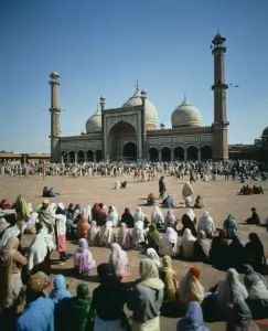 Red Fort Prints: Friday service at the Moti Masjid Mosque