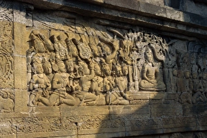 Borobodur Prints: Frieze, Buddhist temple