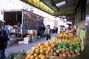 Chinatown Prints: Fruit and vegetable stall