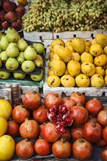 Produce Prints: Detail of fruits at Mapusa Market, Goa, India, Asia