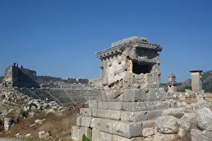 Funerary Monument, Xanthos Archaeological Site, Originally Founded 8th Century BC, UNESCO World Heritage Site, Near Kalkan, Antalya, Turkey