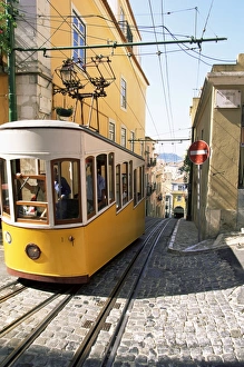 Funicular at Elevador da Bica
