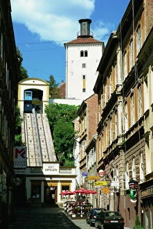 Funicular, Zagreb, Croatia, Europe