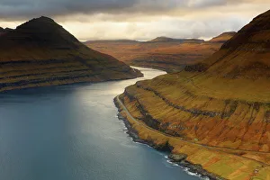 Streymoy Prints: Funningar, Eysturoy, Faroe Islands, Denmark, North Atlantic