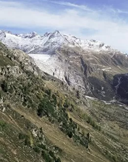 Furka Pass and Rhone Glacier