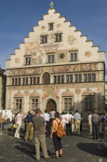 Gable with murals