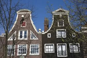 Images Dated 7th April 2008: Gabled houses, Amsterdam, Netherlands, Europe